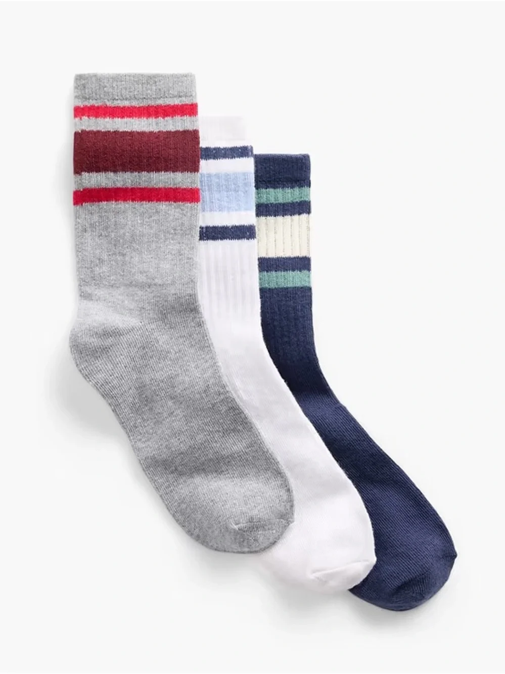 NEW 9 pairs Gap crew socks size M